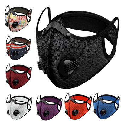 Mascarilla Ciclismo Hombres Y Mujeres A Prueba De Viento Y Polvo Equipo Bicicleta Mascarilla Frío Y Calor Media Cara Running Transpirable Carbón Activado