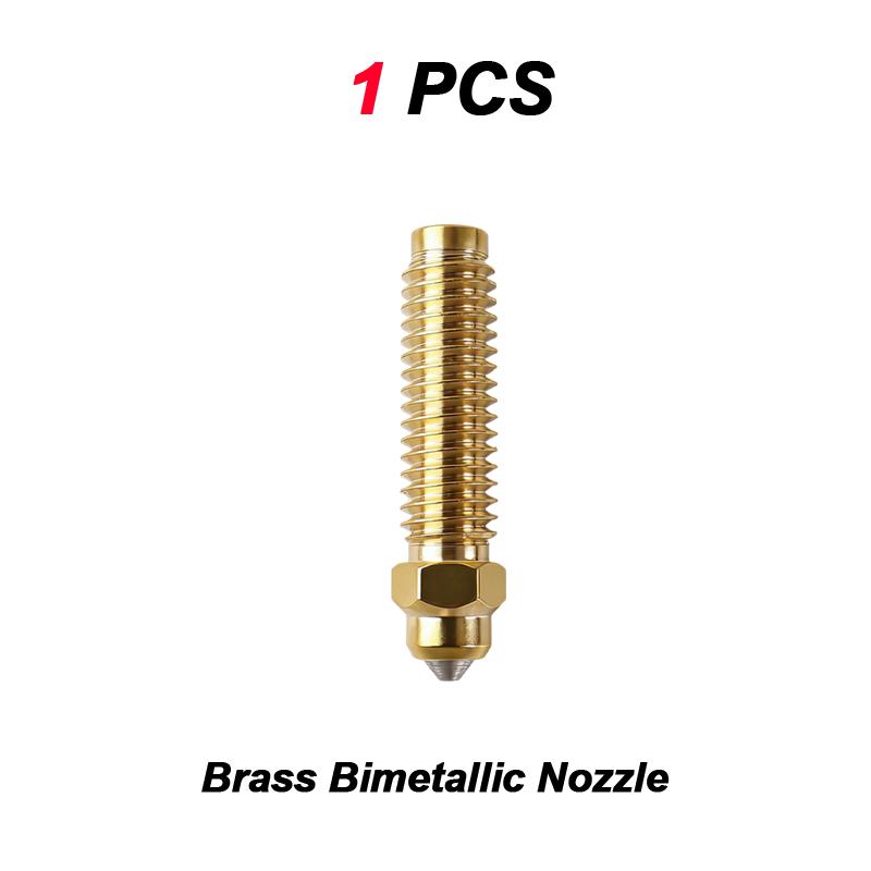New For Elegoo Centauri Carbon Brass Bimetallic Nozzle 0.2/0.4/0.6/0.8mm Hotend Nozzles For Centauri Carbon 2 Replacement Parts
