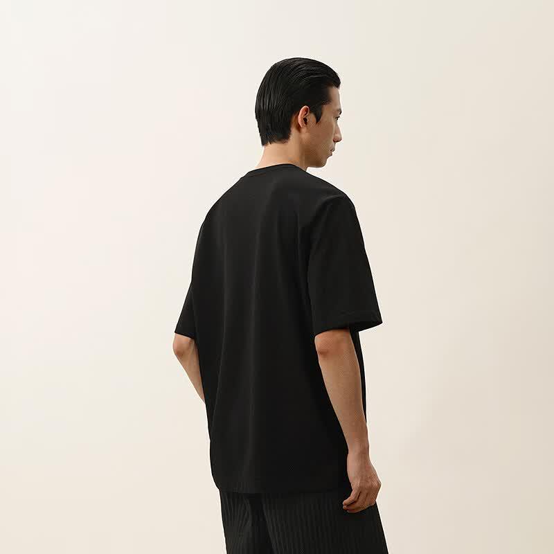 Men's Loose Fit Round Neck Short Sleeve T-Shirt
