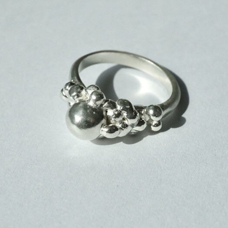 Vacactsilver Bubble Ring