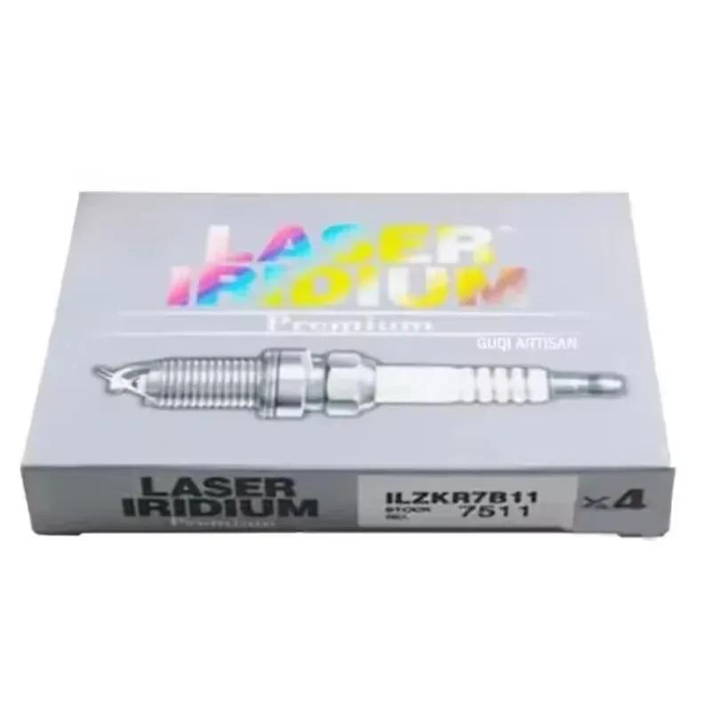 4/6Pcs 7751 ILZKR7B11 Iridium Spark Plug for Honda Accord 3.5L 2008-2017 ODYSSEY CHRYSLER JEEP DODGE ACURA