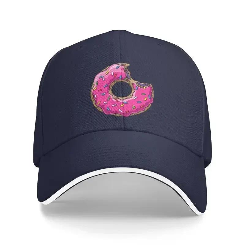 Fashion Donut Baseball Cap for Men Women Custom Adjustable Adult Doughnut Dad Hat Outdoor