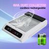 Rechargeable Nail Dust Collector Low Noise Nail Vacuum Cleaner with Removable Filter for Manicure Machine