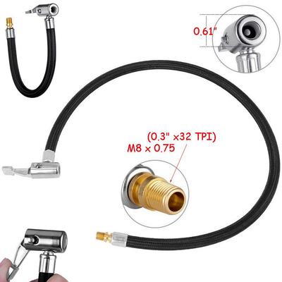 Chuck Air Inflator Hose Adapter Extension Tube M8x0.75 Accessory Parts