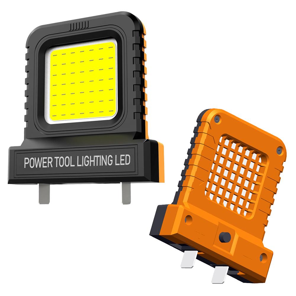 

Мини карманный рабочий свет 14 Вт 20-21 В 2 режима освещения Долговечный яркий свет для гаража, авторемонта, кемпинга, рыбалки оранжевый