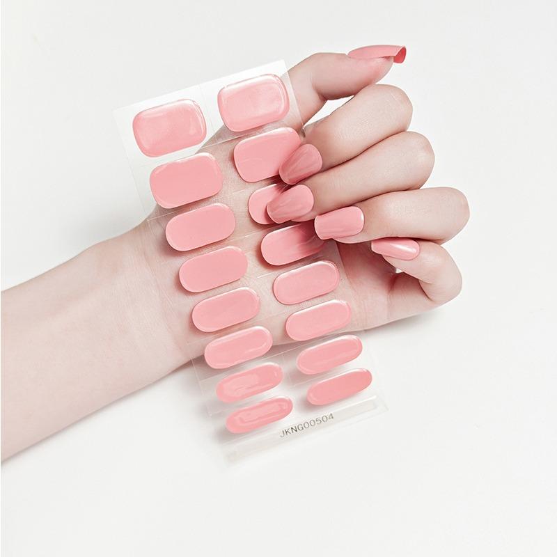 Neue einfarbige Nagelgel-Aufkleber, Nagelaufkleber, Nagelaufkleber, Lichthärtungslampen, Gel-Nagelaufkleber