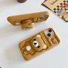 Cartoon Bear Stand Anti-Fall Case for iPhone 11/13/14/15/16/17 Pro Max