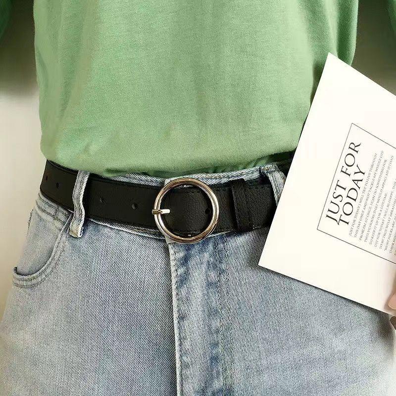 Unique Womens Pu Belt With No Hole Design And Striking Buckle Styles Perfect For Fashion Modern