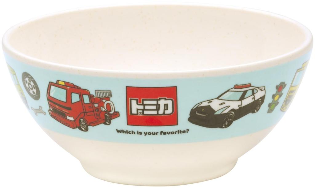 Skater Melamine Rice Bamboo Dishwasher Tomica Bowl, Fiber, 210ml, Safe, Boys, M32B-A