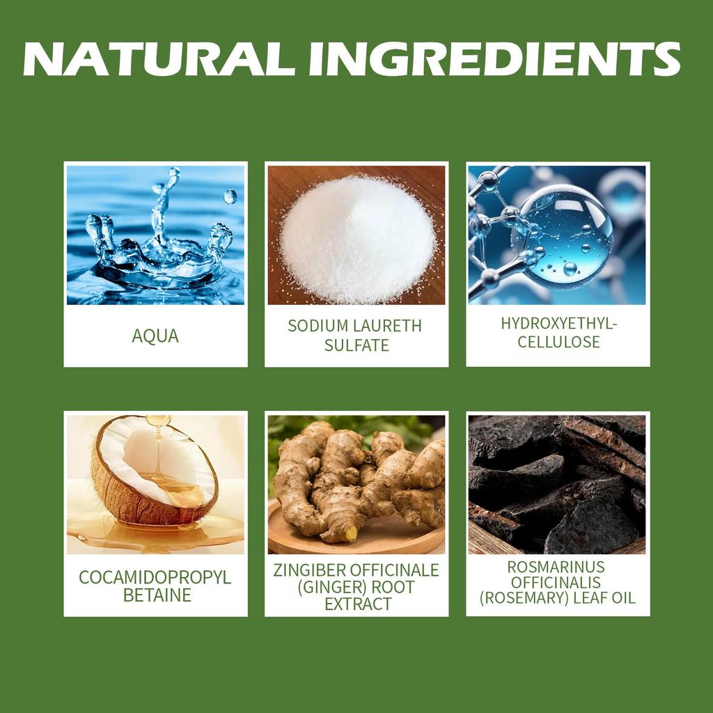 Soin Capillaire Mousse Botanique Cheveux Noirs Naturels Cheveux Auburn Beauté Soin Capillaire Couleur Facile Longue Durée Doux et Non Irritant