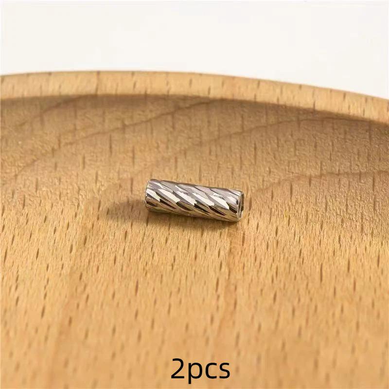 2Pcs Magnetic Attraction Spacer Bead For Jewelry Findings Making Necklace Supplies Diy Brass 14K Gold Plated Accessories
