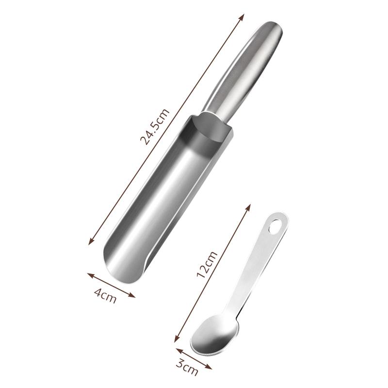 304 Edelstahl Fleischbällchenformer Dreifachrohr Lebensmittelballform mit Schöpflöffel Fischbällchen Garnelenpaste Form Reisbällchen Küchenwerkzeug Effizienter Fleischbällchenformer