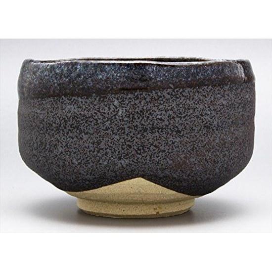Mino ware matcha bowl black Karatsu made Japan 505-13