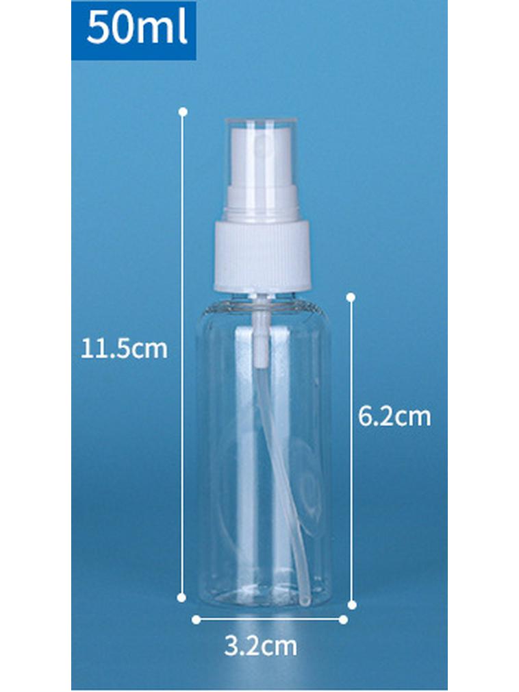 Transparent PET Spray Bottle for Cosmetics - 30ml/50ml/100ml