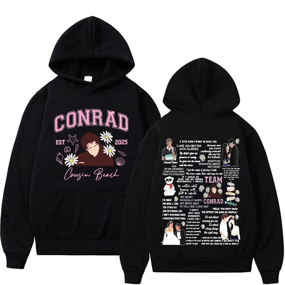 Unisex Woman'sTeam Conrad Cousins Beach Movie Y2k Hoodie The Summer I Turned Pretty Conrad Fisher Hooded Men Women Fashion Vintage Sweatshirts