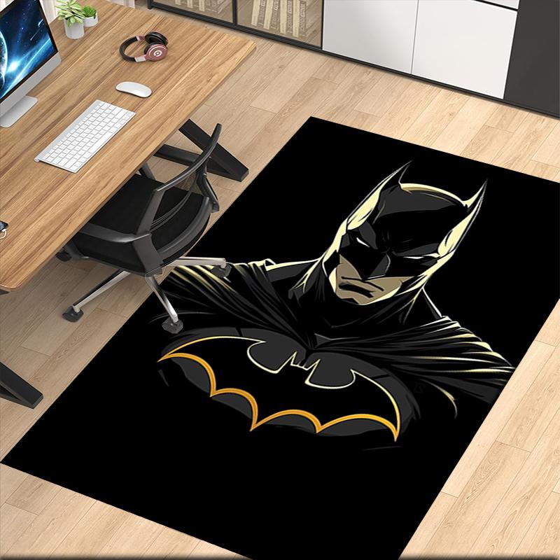 Batman Printed Carpet, for Office Chair Living Room Bedroom Kitchen Room Decor Gifts.