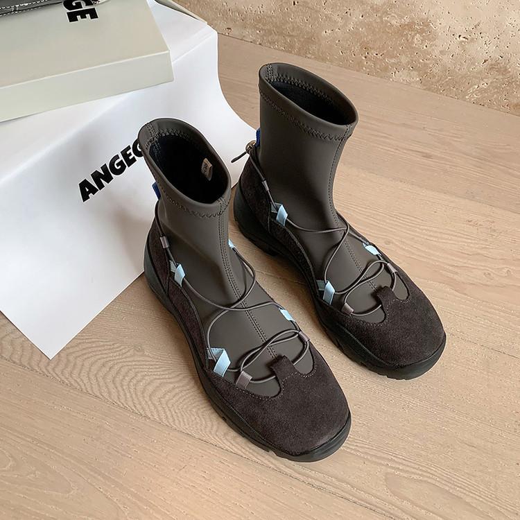New comfortable design sense niche casual functional style ballet shoes platform Mary Jane women's shoes sports short boots