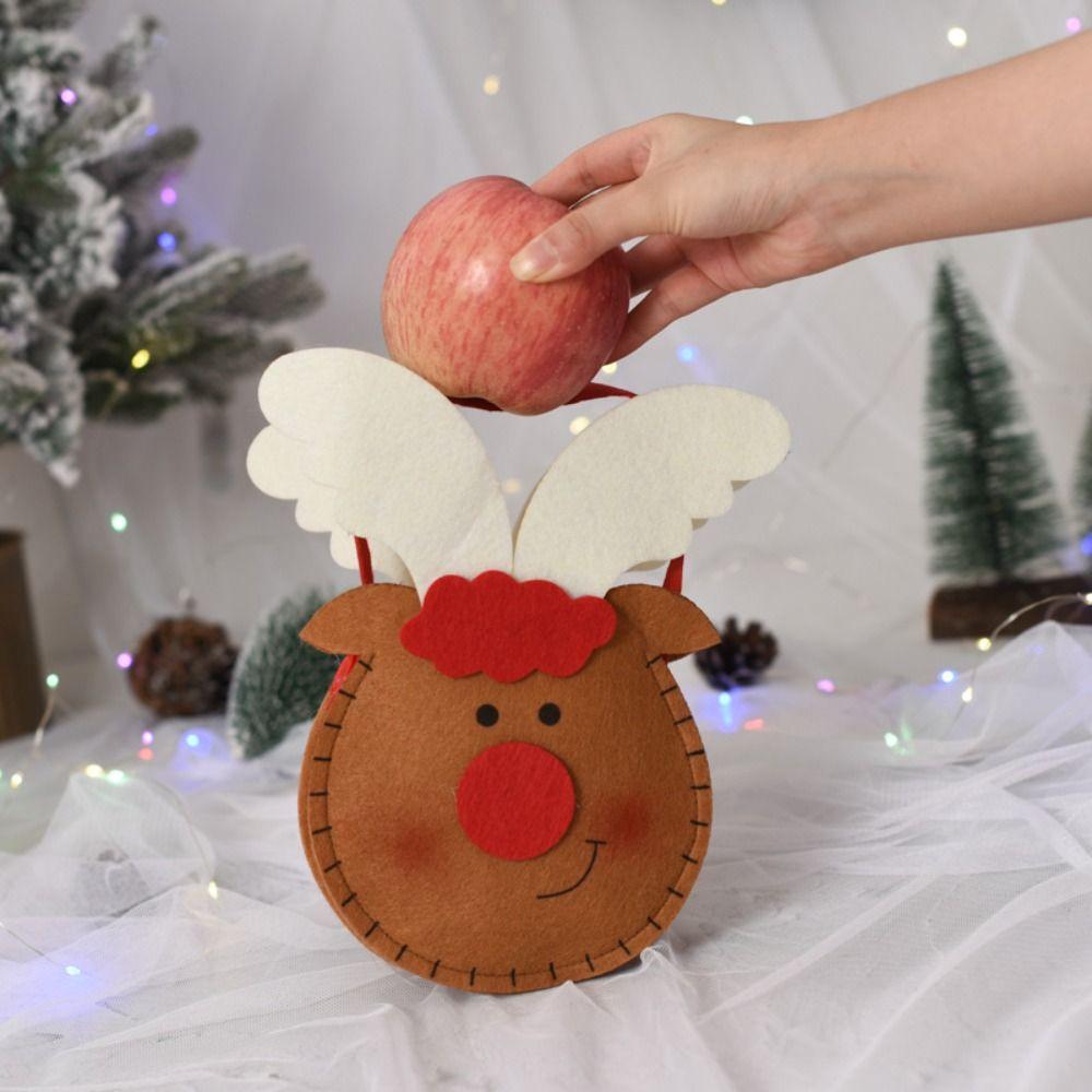 Bag For Children Kids Christmas Tree Decoration Christmas Gifts Bag Tote Bag Candy Bag Gift Pouch