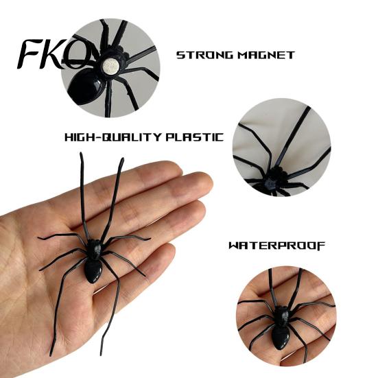 Halloween Spider Decoration 3D Fridge Magnet, Spooky Realistic Magnetic for Refrigerator, Car Surface, Garage Door, Parties, Office Pranks Themed