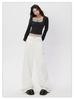 Jeans Blancos de Pierna Ancha de Alta Gama para Mujer Primavera 2026 - Favorecedores para Forma de Pera, Rectos Sueltos, Estilo de Longitud al Suelo