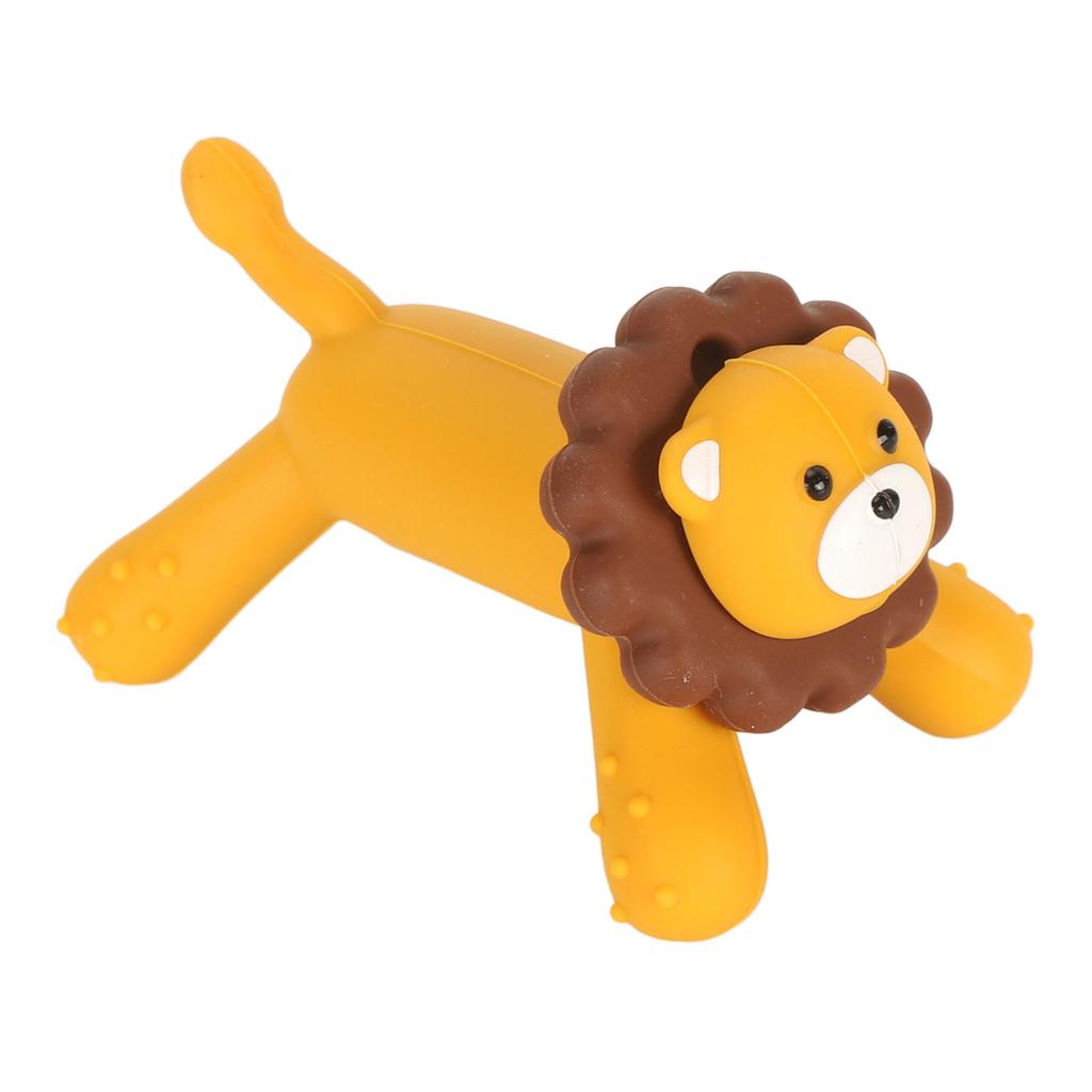 Lion Shape Baby Teether Toys Washable Soft Silicone Infant Chew Toys Newborn Oral Motor Training