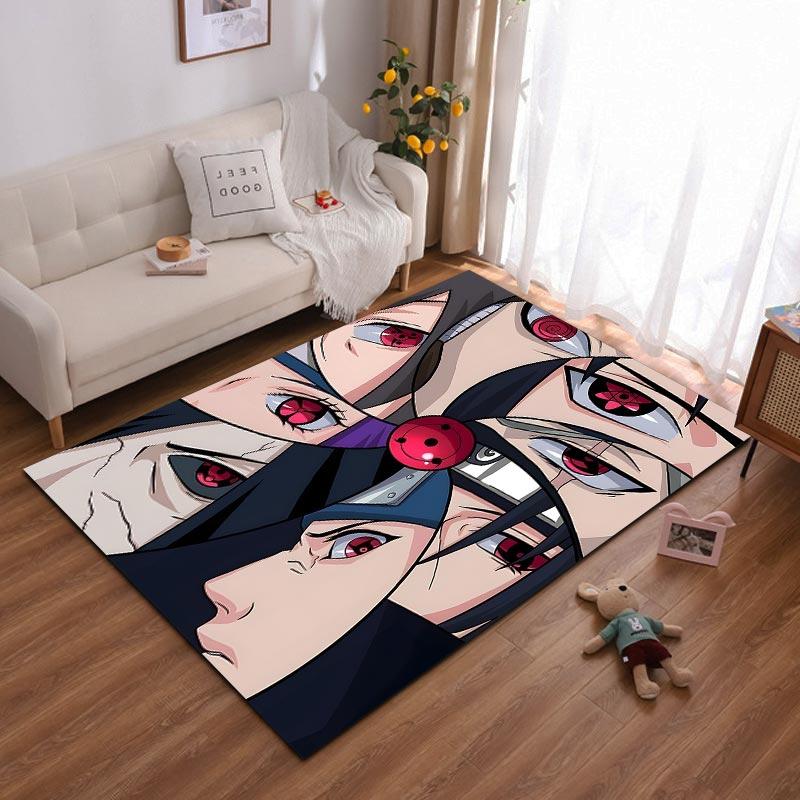 

Anime-Inspired Carpet with Red Eye Pattern and Bold Character Design Suitable for use as an anti-slip for living room bedroom sofas 40x60cm( 15x23in )