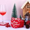 5pcs Christmas Felt Coasters, Xmas Tree, Snowflakes Shaped Cup Cushion, Anti-slip Coaster Placemat, Bowl Mats, Cups Mat