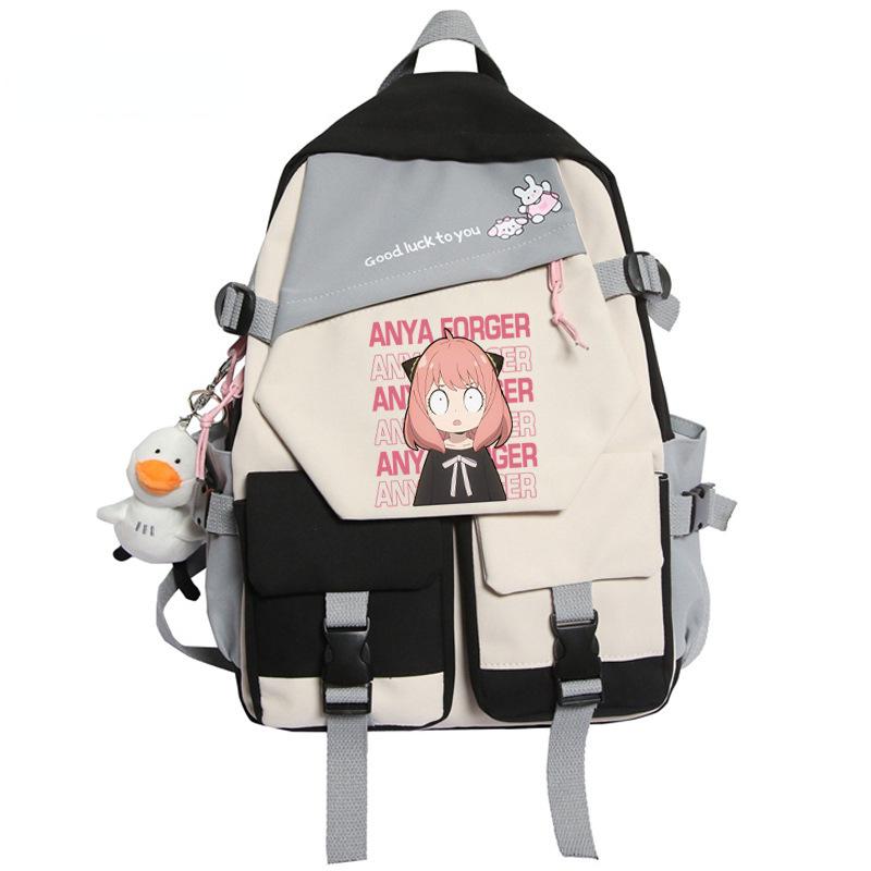 Backpack, Spy Play House, Large-Capacity Youth Schoolbag Outdoor Travel Bag Around Animation