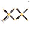 Volantex Rc 4-blads propell for 761-5 P-51D 761-8 F4U 761-9 T28 761-11 Bf109 761-12 Spitfire RC-fly