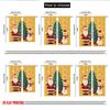 Flat Printing Christmas Hot Curtains Santa Snowman Tree Digital Printed Polyester Drapes Party Holiday Decor Set Of 2 Made