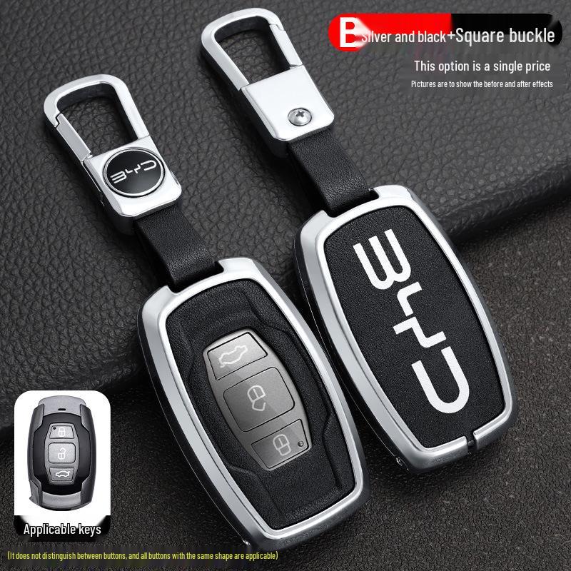 BYD Song, Tang Max, G5 Surui, E5 Sirui, G6 Qin Metal Key Case – Creative Car Shell Buckle (Old Models)