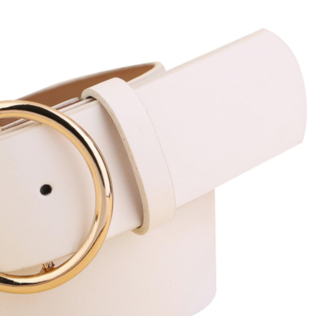 PU Leather Buckle Vintage Decorative Casual Tighten All-Match Lightweight Long Women Belt