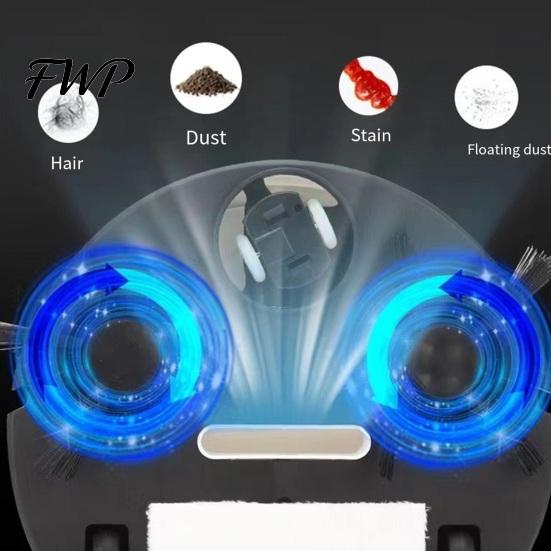 Smart Home Vacuum Sweeping Robot Powerful Cleaning Low Noise Slim Body Cleaner USB Charging 1200mAh Battery Long-Lasting Quiet
