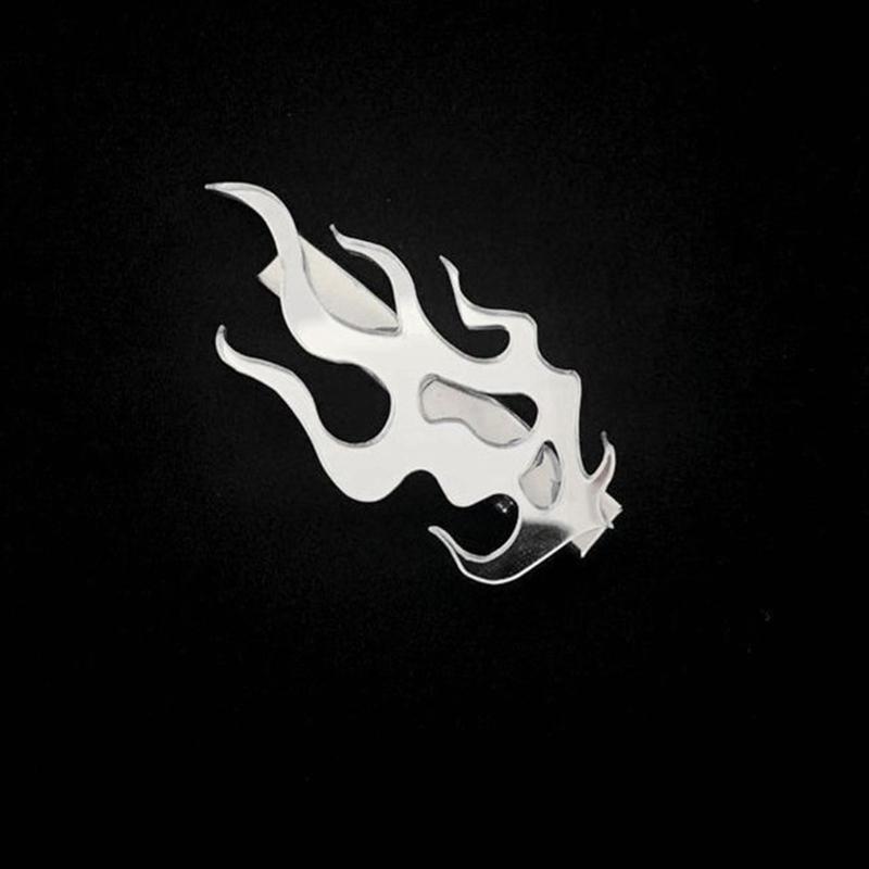 Punk Flame Dragon Duckbill Clips Totem Hair Side Clips Halloween Hair Grips Ponytail Decoration Cosplay Hair Barrettes