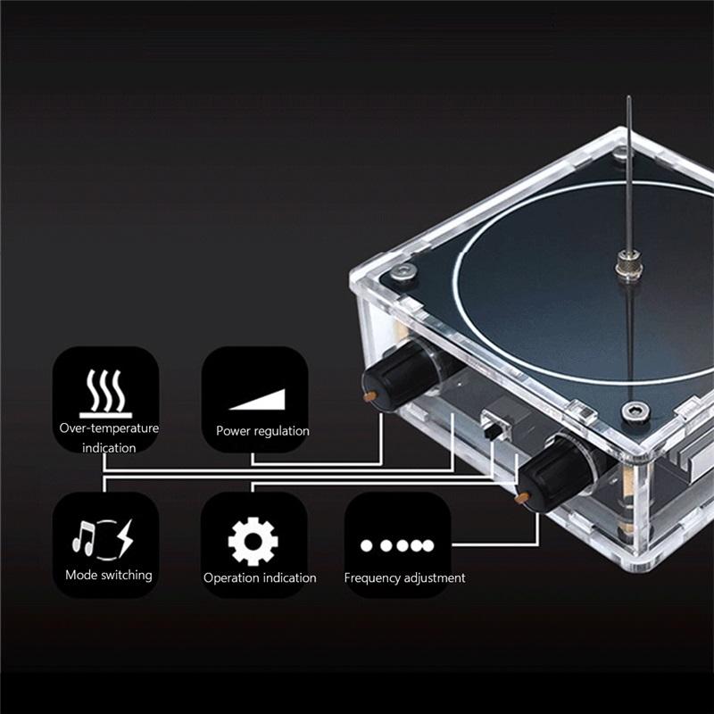 Music for Tesla Coil Speaker Touchable Artificial Spark Wireless Transmission Bluetooth-Compatible Science Teaching Experimental