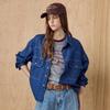 Flap Pocket Denim Crop Shirt Ze10qb005nh
