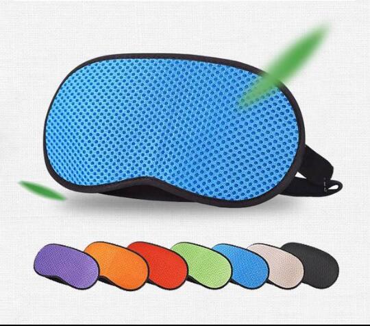 Bamboe Houtskool Slaap Oogmaskerblad Voor Reisrust Lengte Verstelbaar Slaapmiddel Blinddoek Verband Ooglapje Cadeau Voor Man Vrouwen blauw