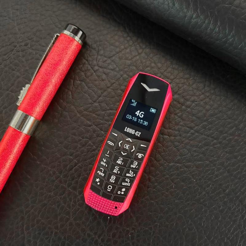 J60 4G Small Phone OLED Screen 1GB ROM Bluetooth Alarm Clock Mp3 Player 600mAh LTE Super Light Mini Portable Mobile Phone Multi-language