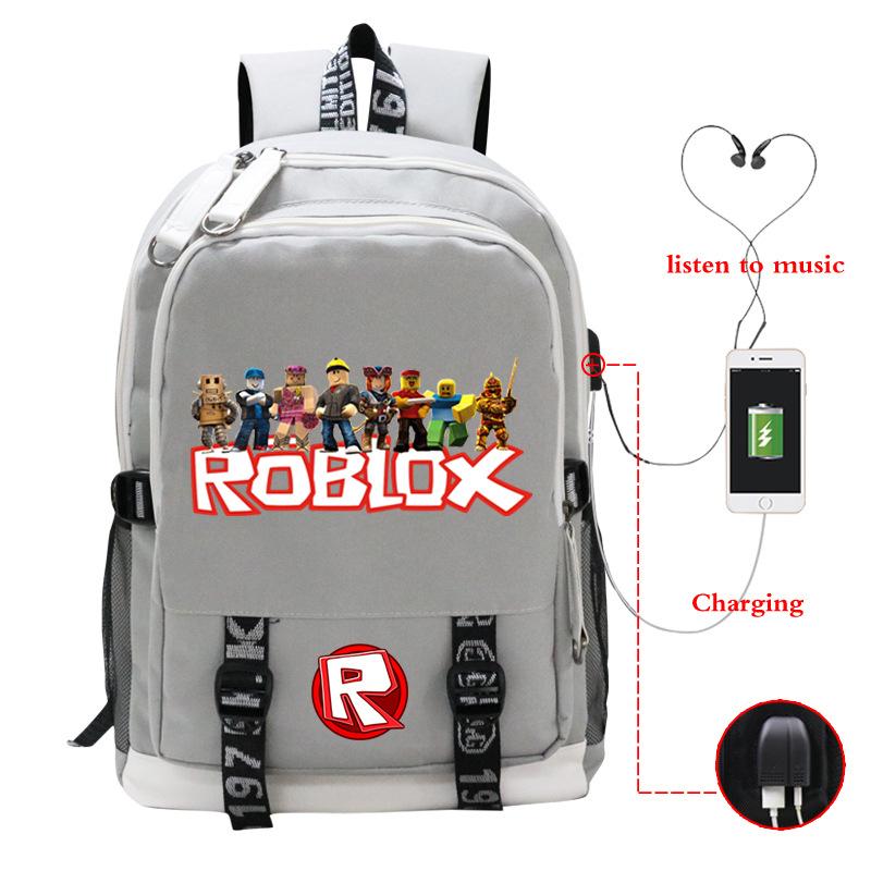 Game Merchandise Printed Backpack Usb Port Multifunctional Computer Bag