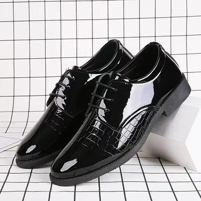 Men Leather Shoes Business Formal Leather Shoes Korean Style Casual Youth Versatile Men Leather Shoes