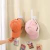 1Pcs Durable Storage Organizer Hat Rack Kitchen Wall No Drilling Cap Hook Holder Adhesive Baseball Cap Hanger for Door Closet
