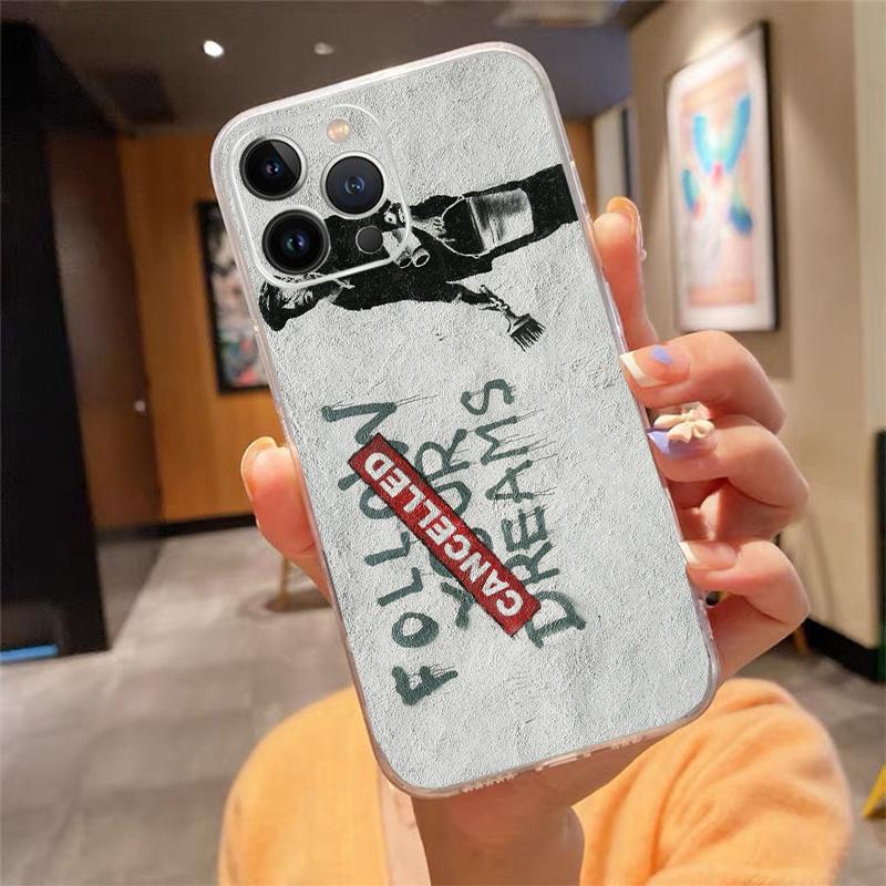 Street Art Banksy Graffiti Phone Case For Iphone 17 Pro Max Air 16 15 14 13 Pro Max 15 16 Pro 15Plus