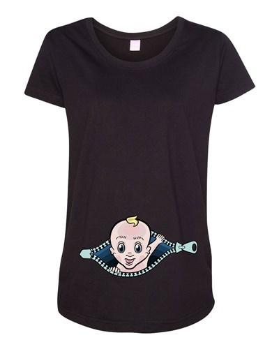 Детская футболка унисекс с молнией, милая, для беременных, ожидающих ребенка, мамы, DT S