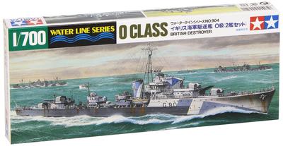 Tamiya Waterline Series 904 Royal Navy Destroyer Set Plastic Model Kit 31904 1/700 No. O-class 2-Ship