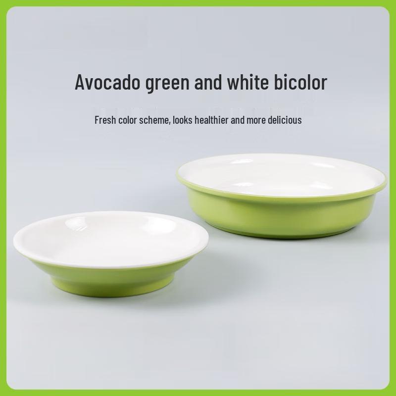 Wuhe 9-Zoll Melamin Suppenteller mit breitem Rand