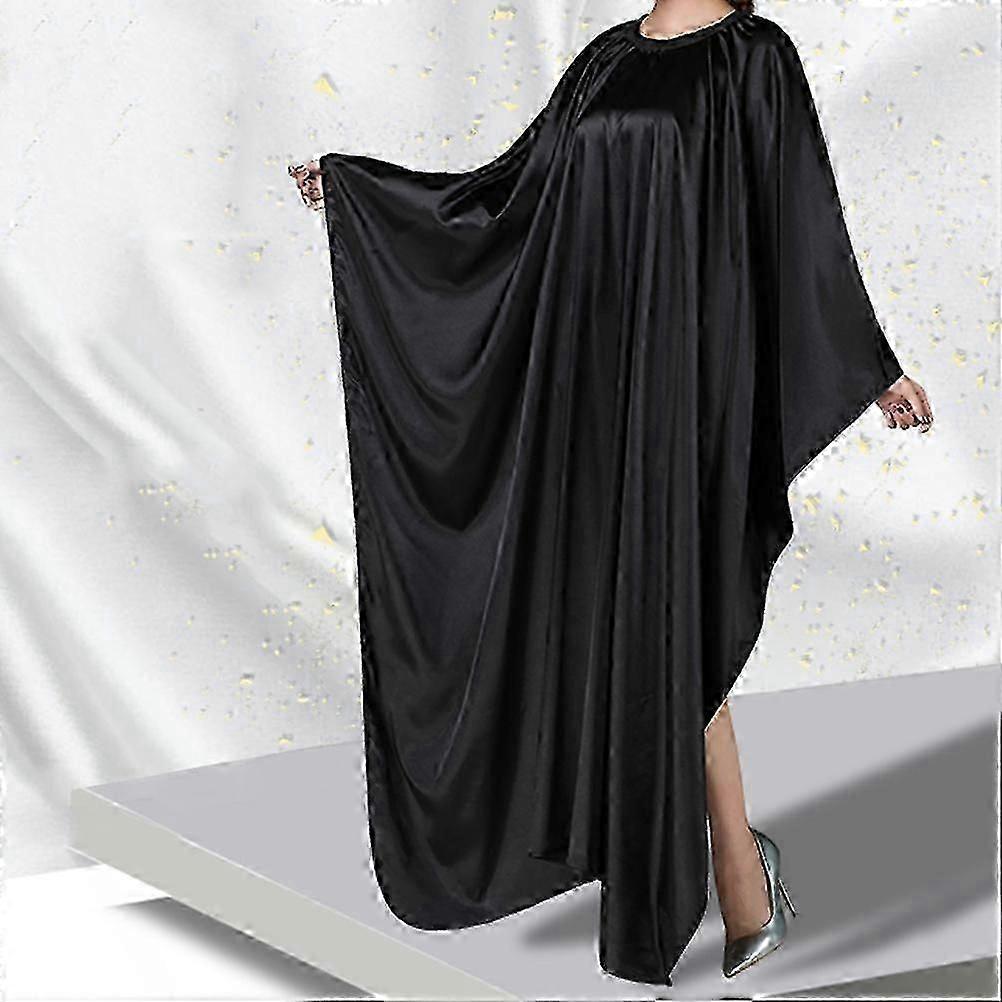 1PC Cutclothes Special Hair Cutting Apron Large Size Hairdressing Cape Waterproof Haircut Cape for Barber Shop Salon Use(Black)