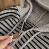 2025 A/W Striped Unisex Kids' Stylish Zip-Up Hoodie