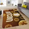 Luxurious B-bitcoin Logo Room Mats Retro Multiple Choice Living Room Kitchen Rug Non-Slip Welcome Rug