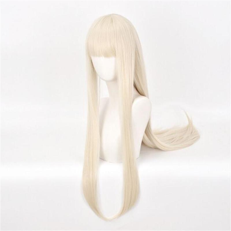 

Высококачественный парик для косплея Yomozuki Runa, светлые длинные прямые термостойкие синтетические волосы, парики для косплея в стиле аниме + шапочка для парика One Size