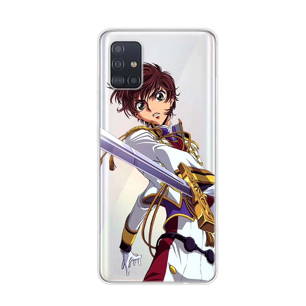 Anime Code Geass Lelouch For Samsung Galaxy A01 A11 A12 A22 A21S A31 A41 A42 A51 A71 A32 A52 A72 A02S Silicone Phone Case